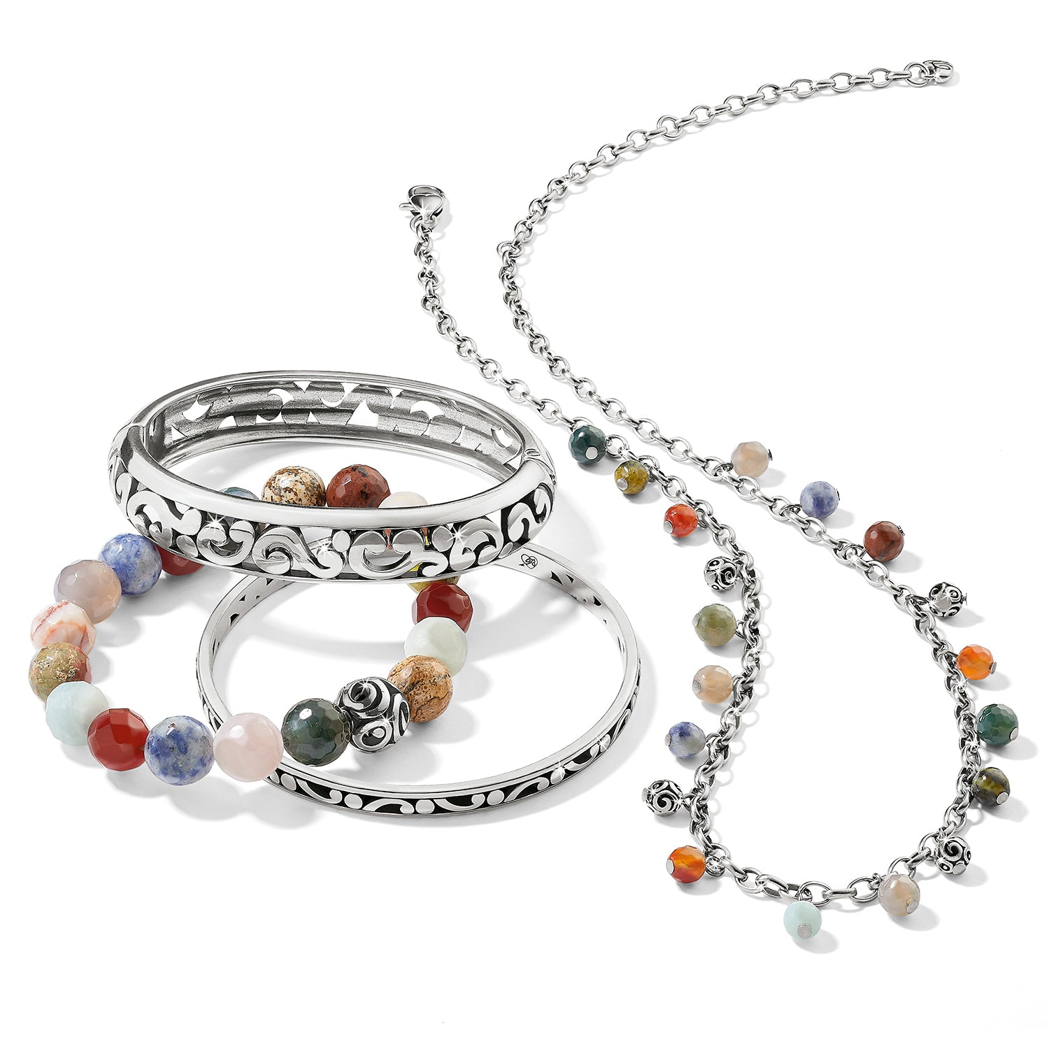 Contempo Desert Sky Stretch Bracelet silver-multi 3