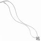 Brighton pendant necklace with silver-plated scrolled heart charm and twisted chain with lobster clasp on a white background