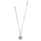 Contempo Heart Pearl Charm Necklace