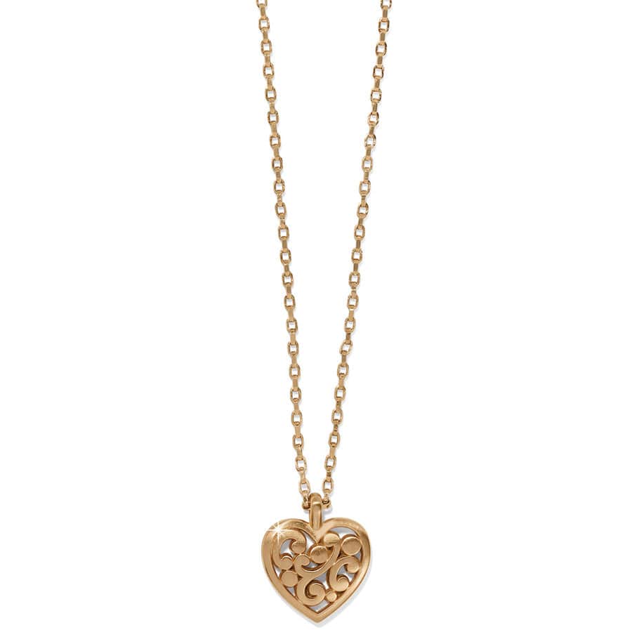 Contempo Heart Petite Necklace gold 4