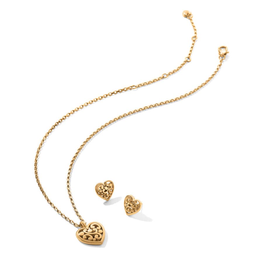 Contempo Heart Petite Necklace gold 6