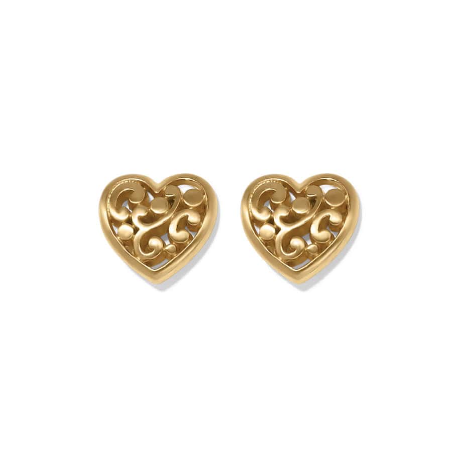 Contempo Heart Post Earrings gold 5