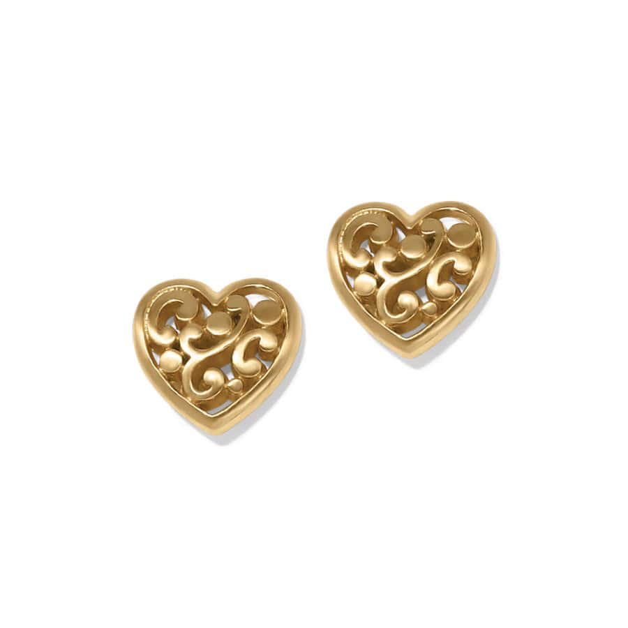 Contempo Heart Post Earrings gold 6