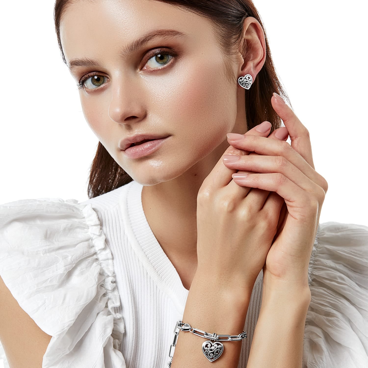Contempo Heart Post Earrings silver 5