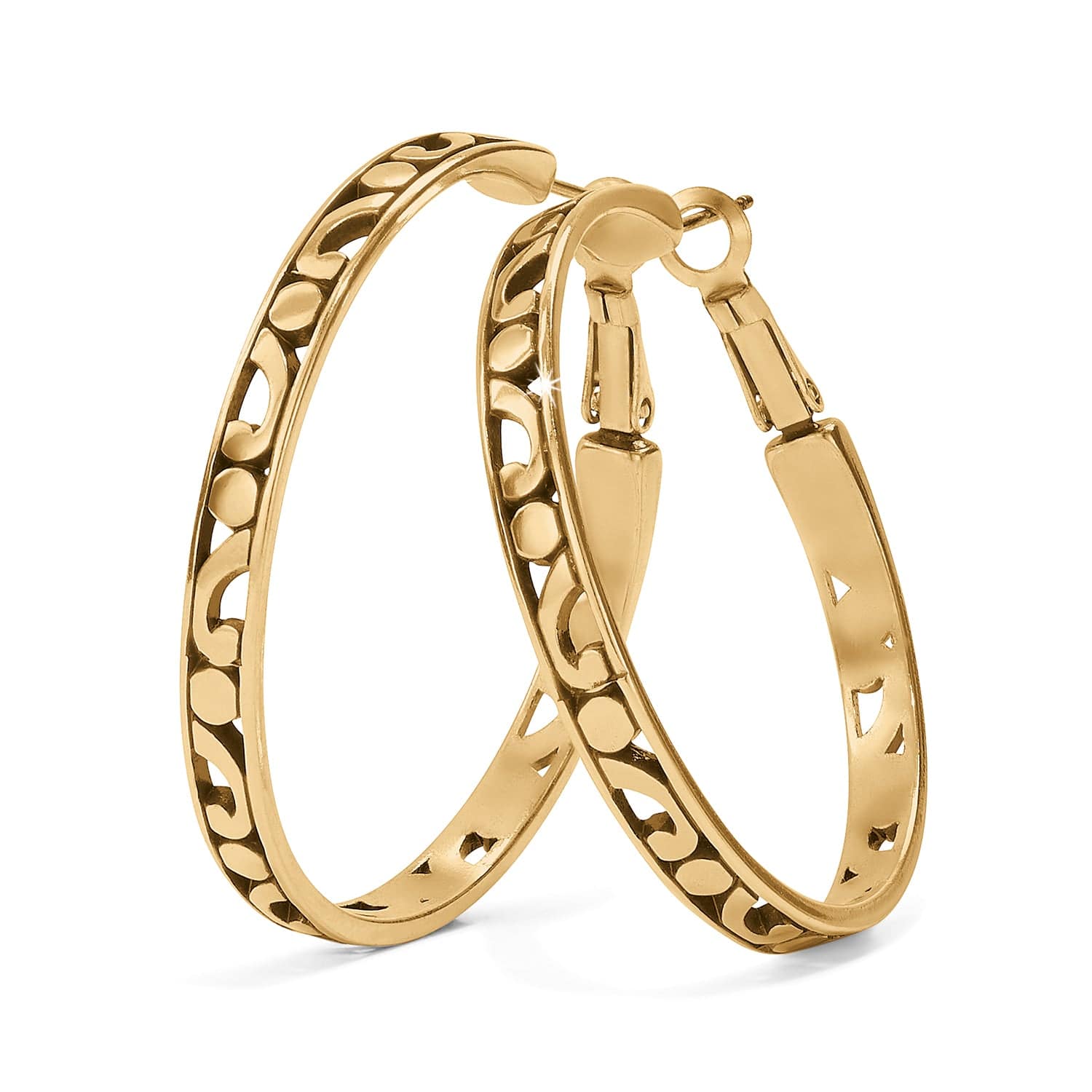 Contempo Large Hoop Earrings gold 2