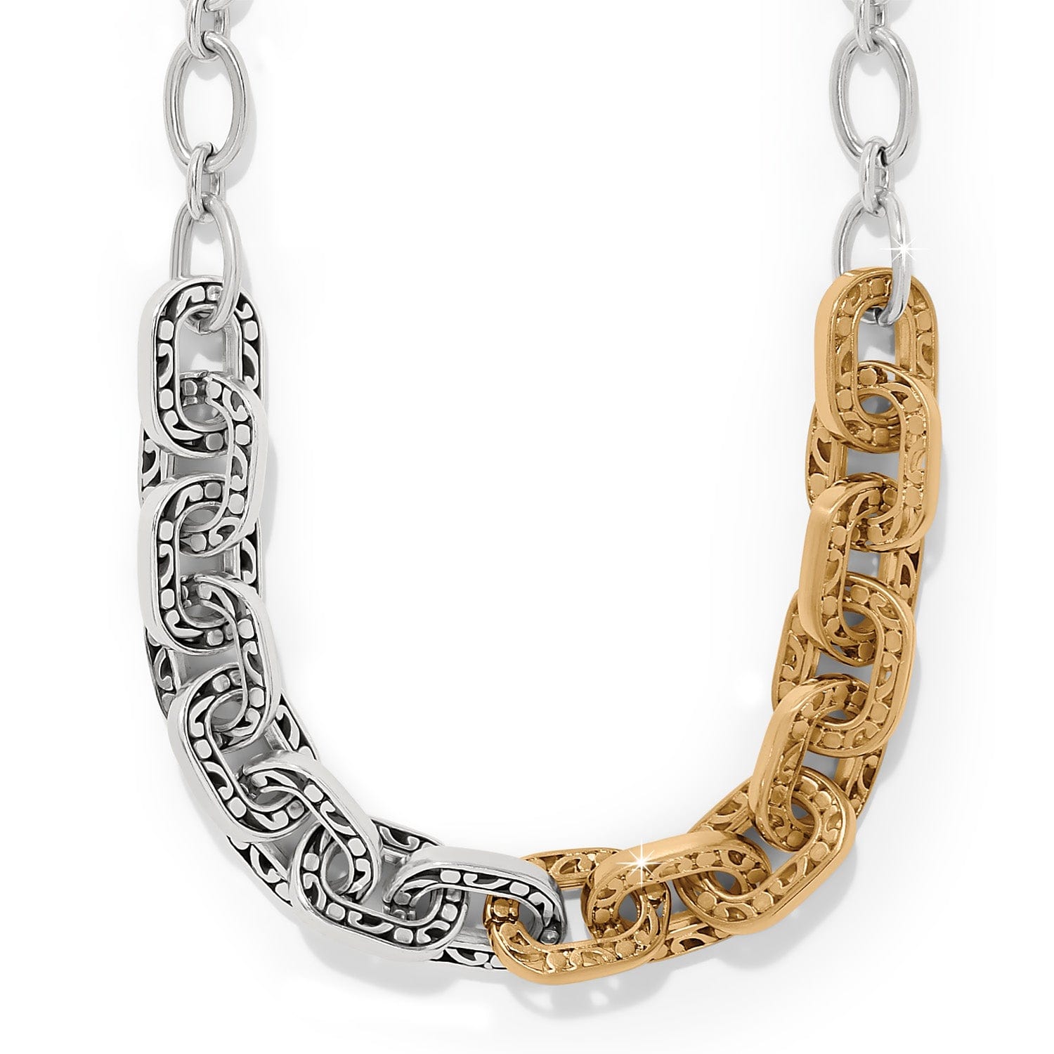 Contempo Linx Duo Necklace silver-gold 1