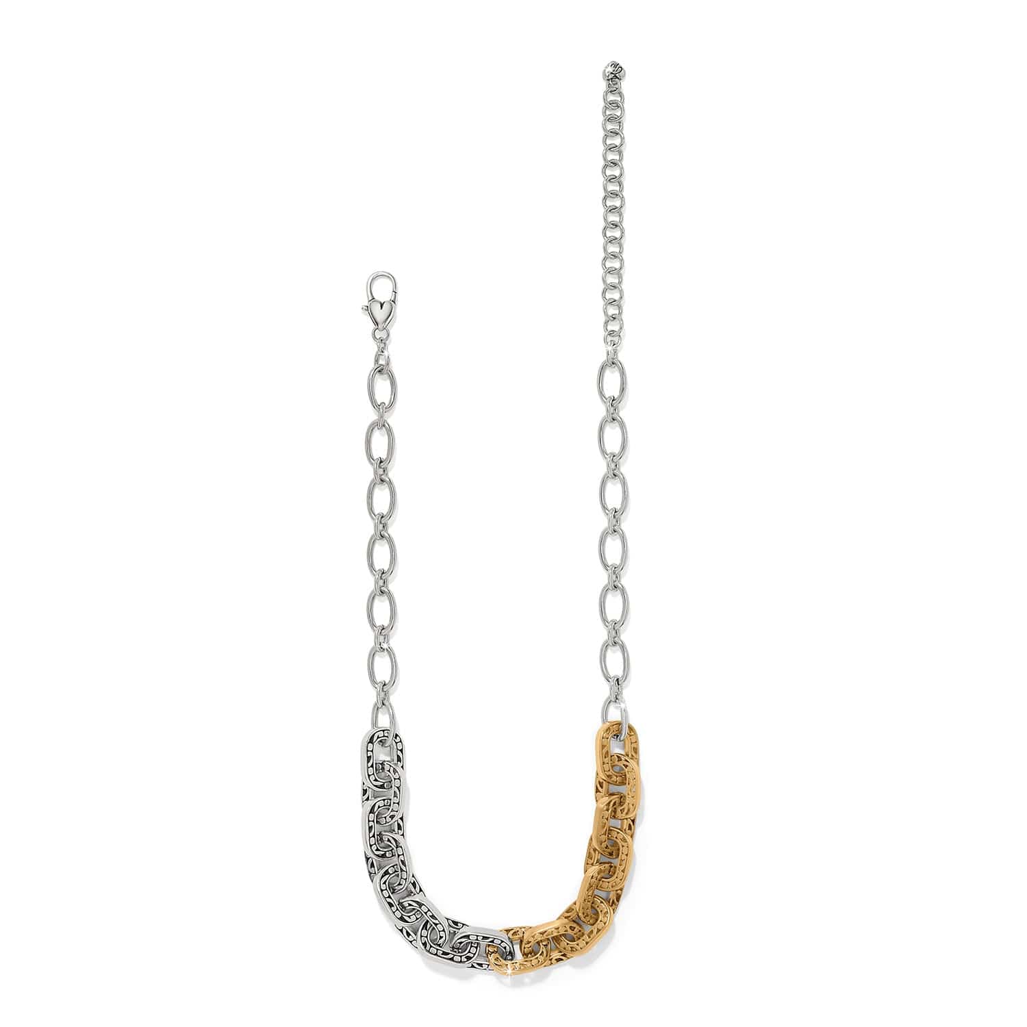 Contempo Linx Duo Necklace silver-gold 2