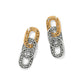 Contempo Linx Duo Post Drop Earrings