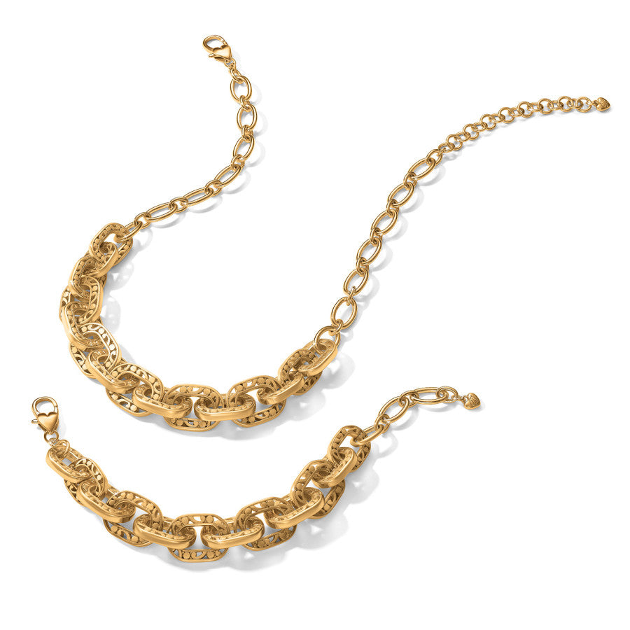 Contempo Linx Necklace gold 6