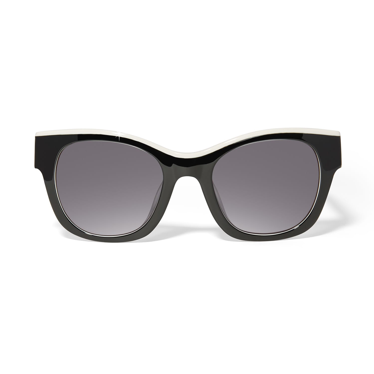 Contempo Medallion Dual Tone Sunglasses black-white 3