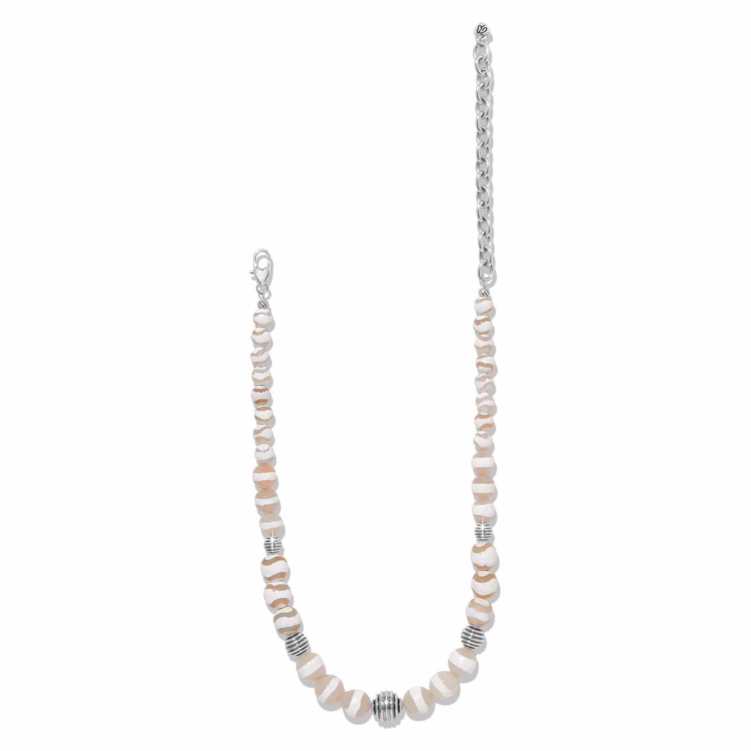 Contempo Moda Moonlit Bold Necklace silver-white 2