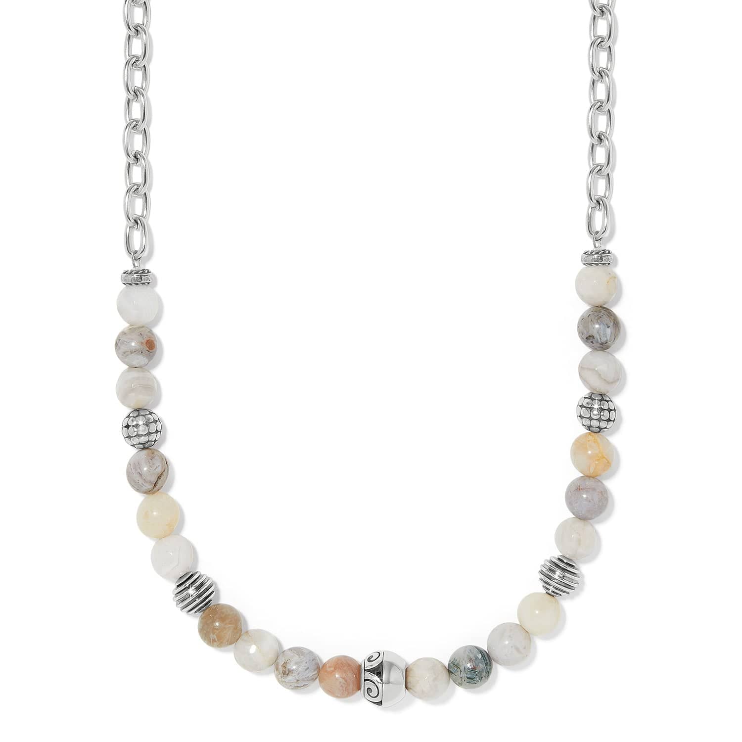 Contempo Moda Mystic Convertible Necklace silver-gray 1