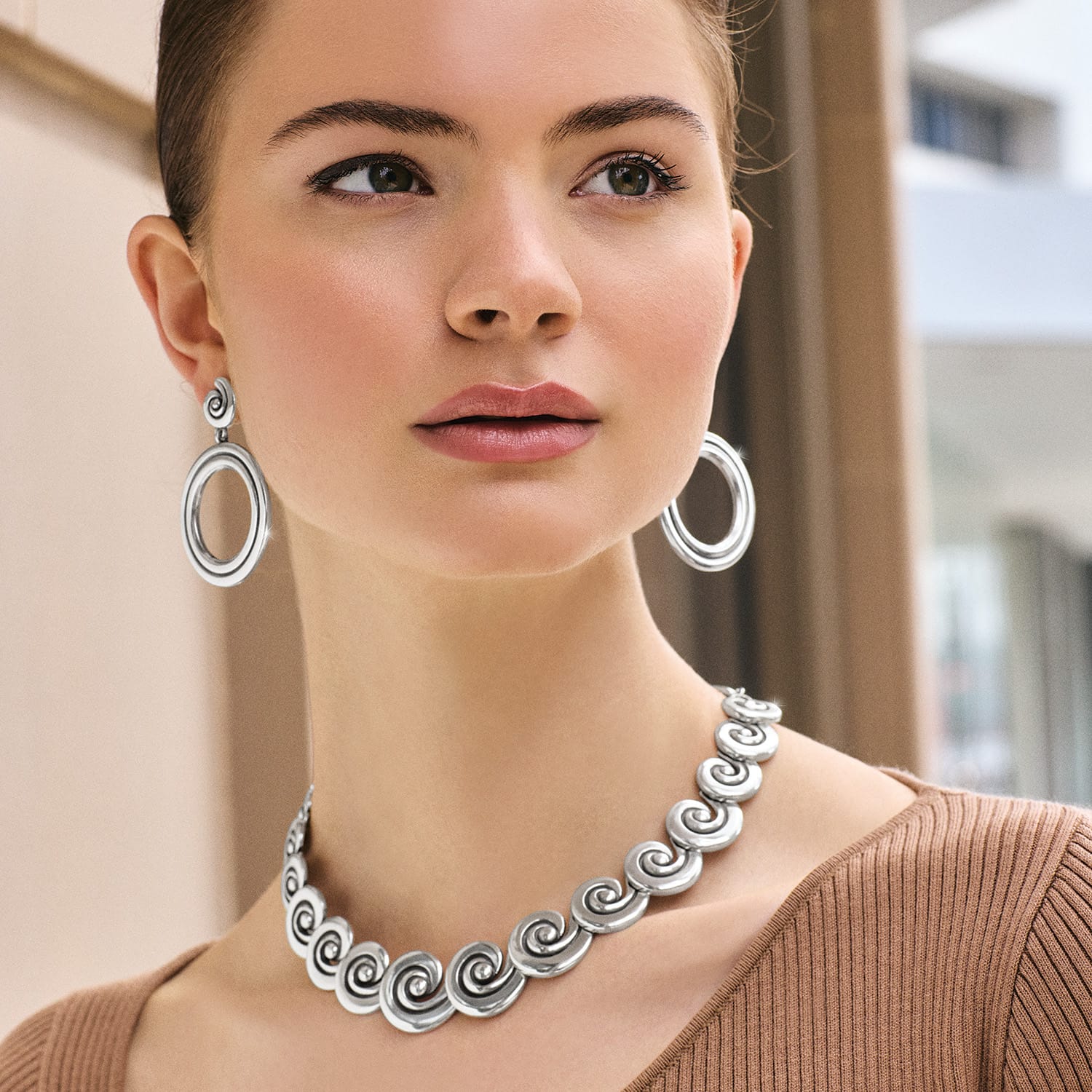 mura SWIRL シルバー ヴィンテージネックレス NA○Y mura SWIRL