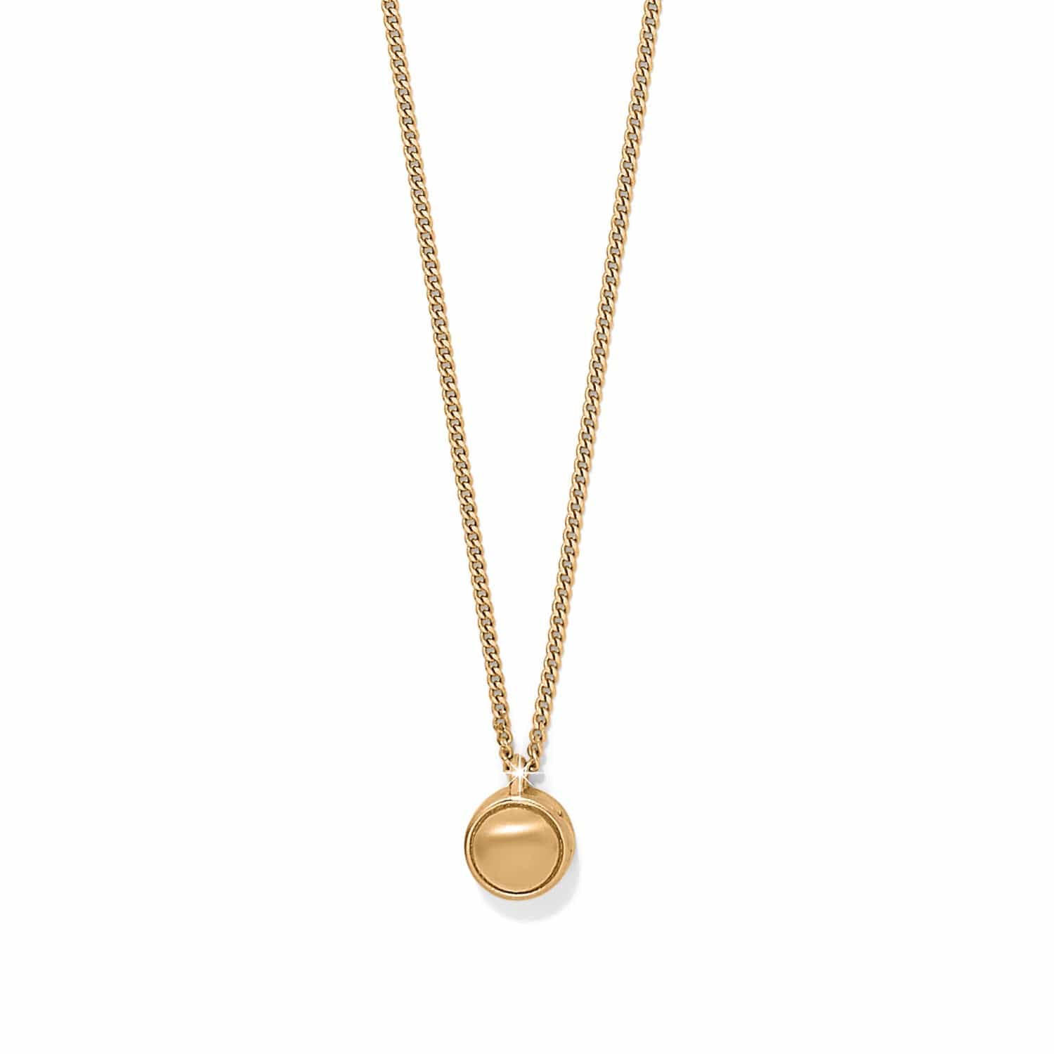 Contempo Nuevo Petite Dome Necklace gold 1