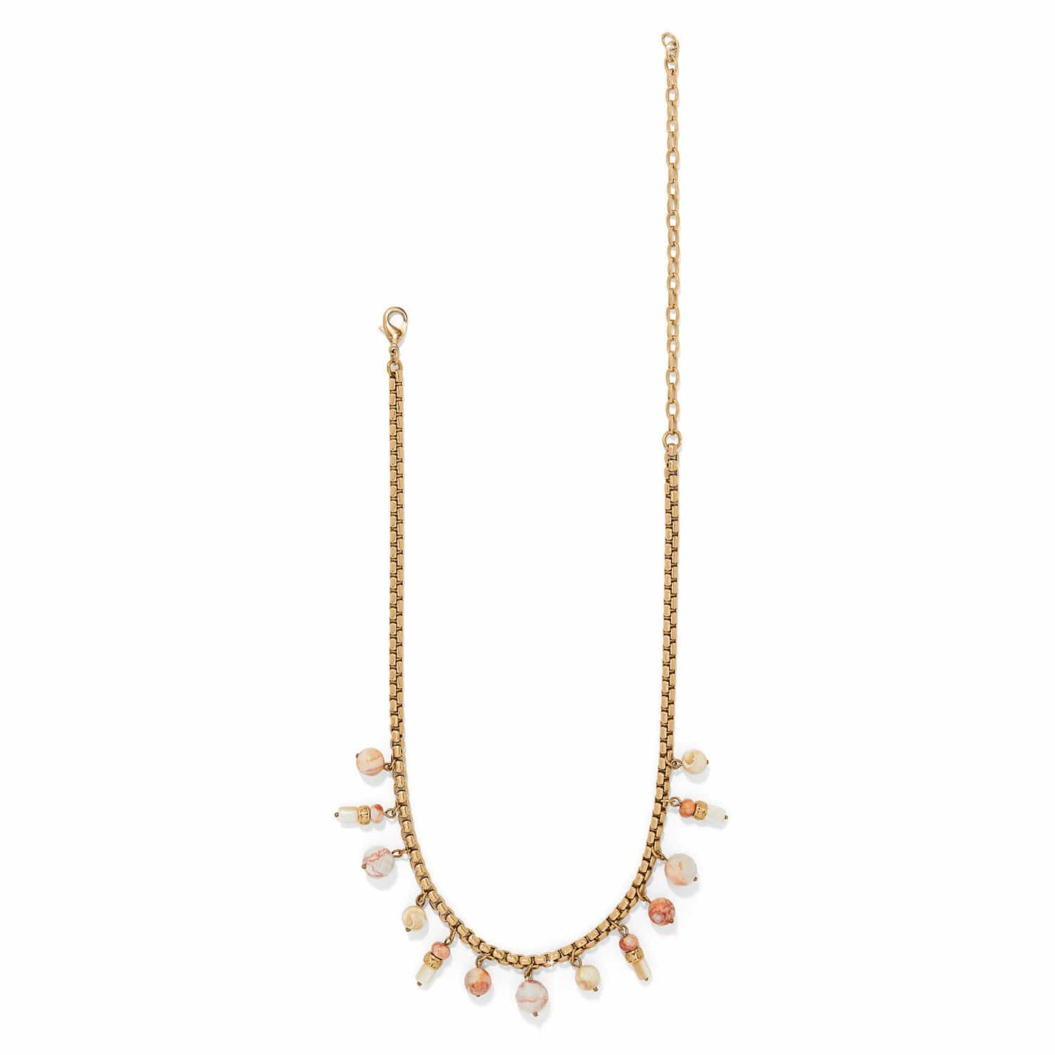Contempo Nuevo Rosado Drop Necklace gold-pink 2