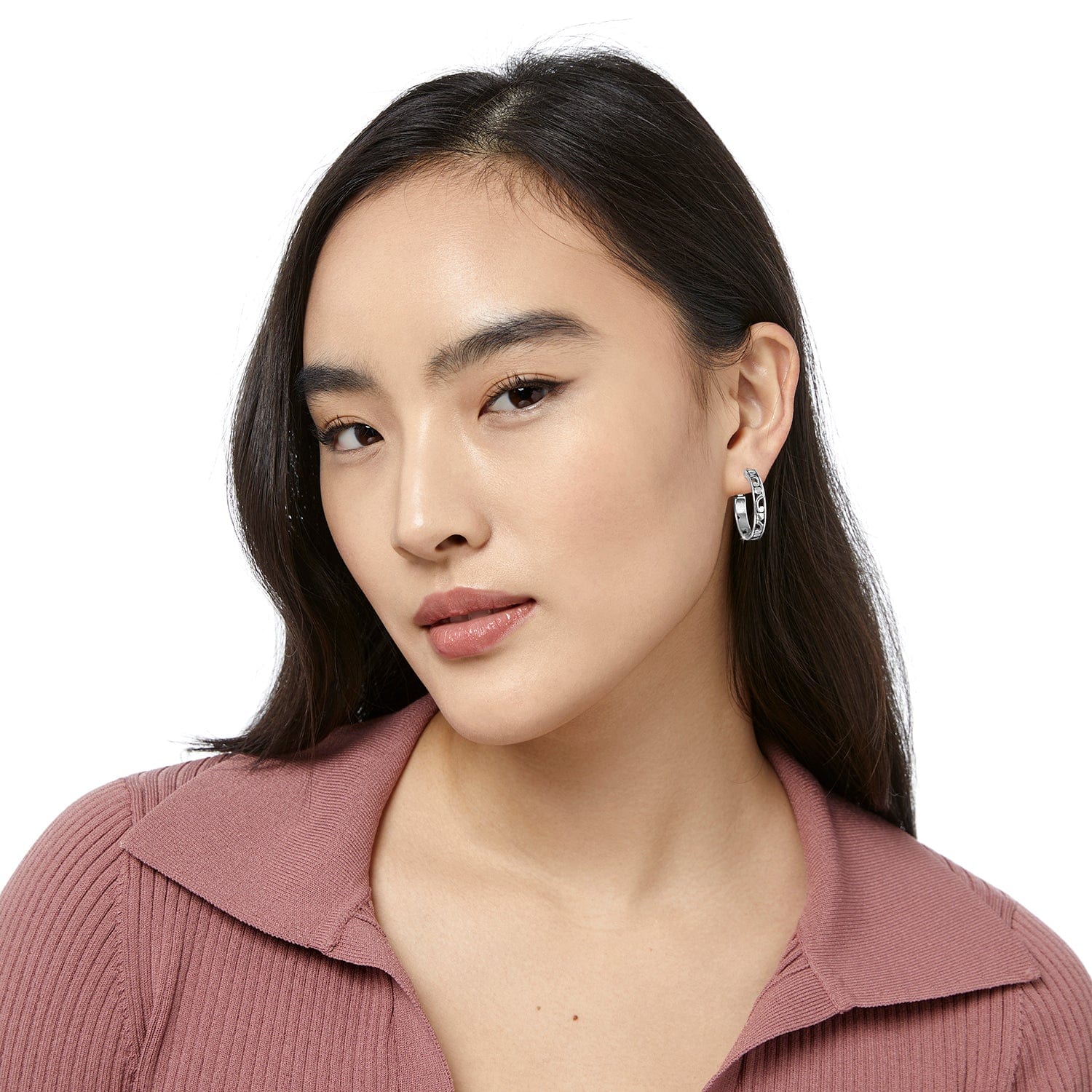 Contempo Small Hoop Earrings silver 6