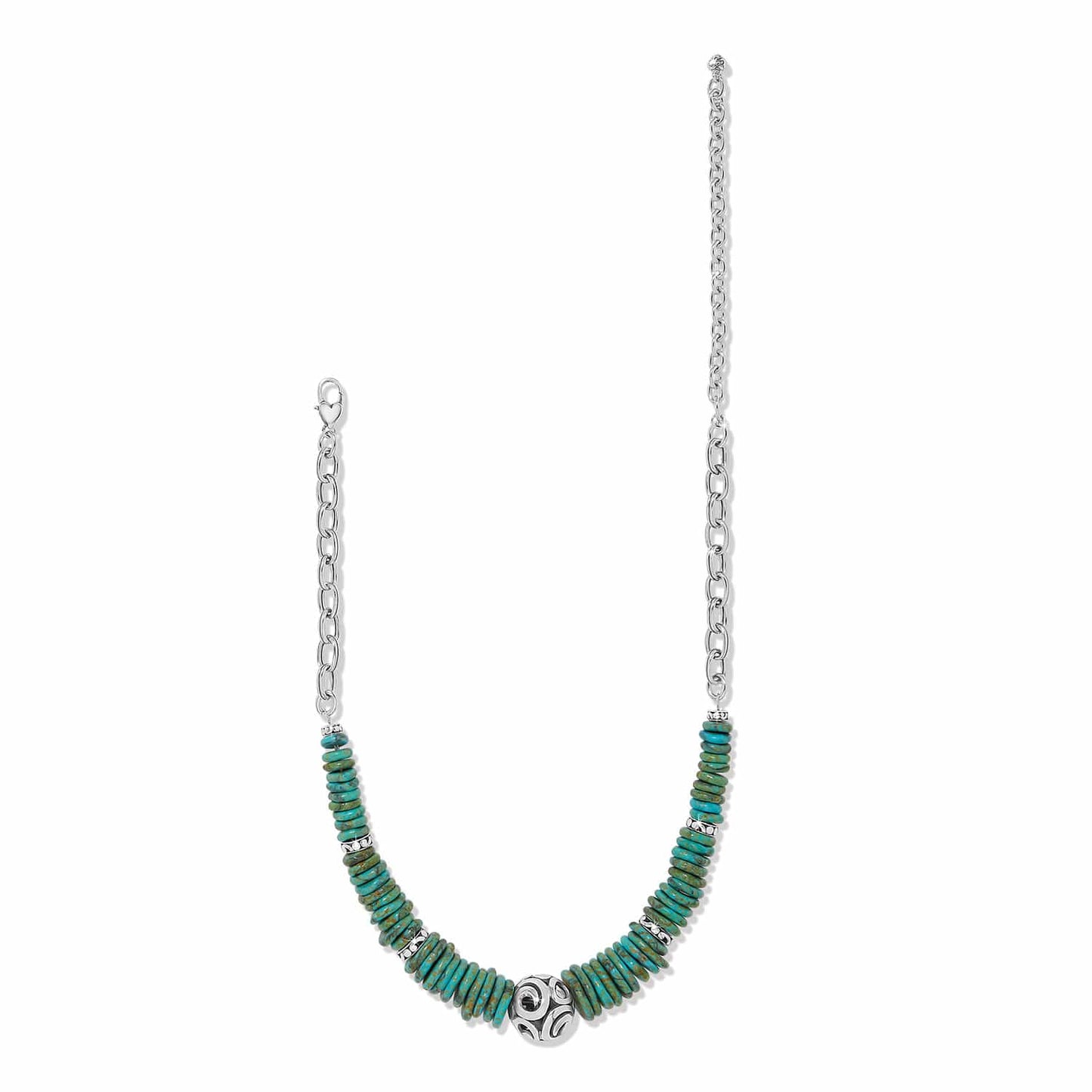 Contempo Sonora Verde Blue Disc Necklace