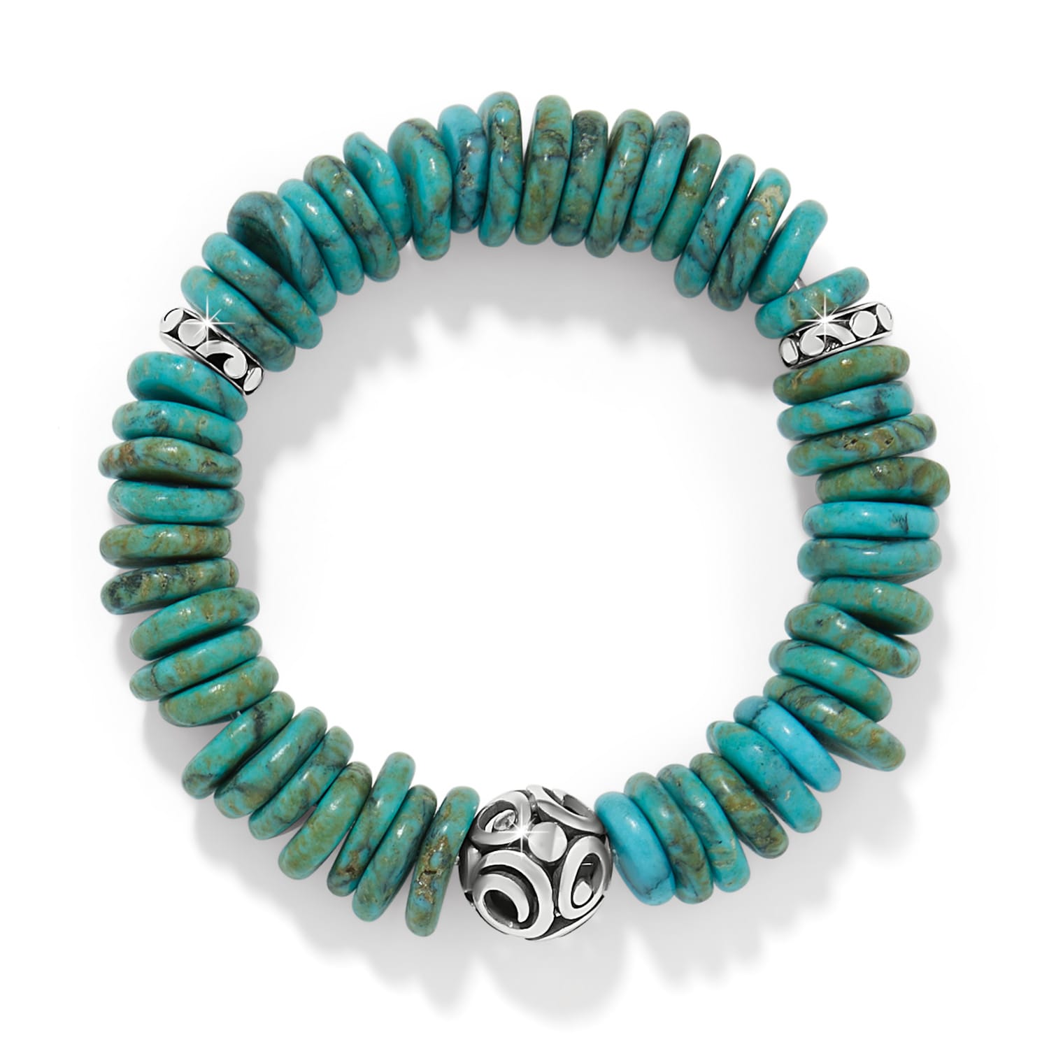 Contempo Sonora Verde Blue Stretch Bracelet silver-blue 1