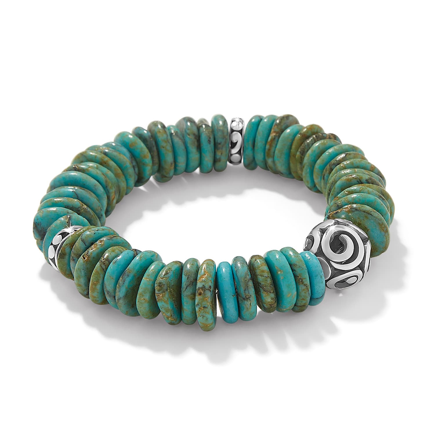 Contempo Sonora Verde Blue Stretch Bracelet silver-blue 2