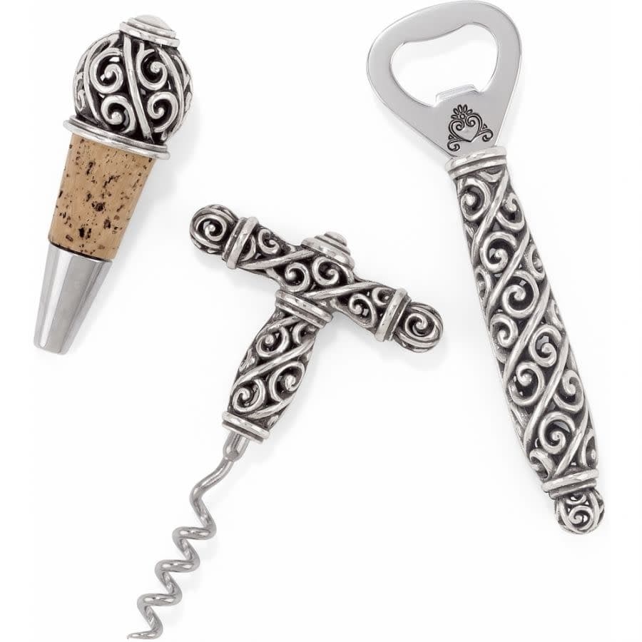 Crystal Ball Bar Set silver 2