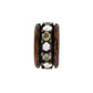 Brighton spacer charm with copper-tone finish and row of clear crystal accents around the center on a white background