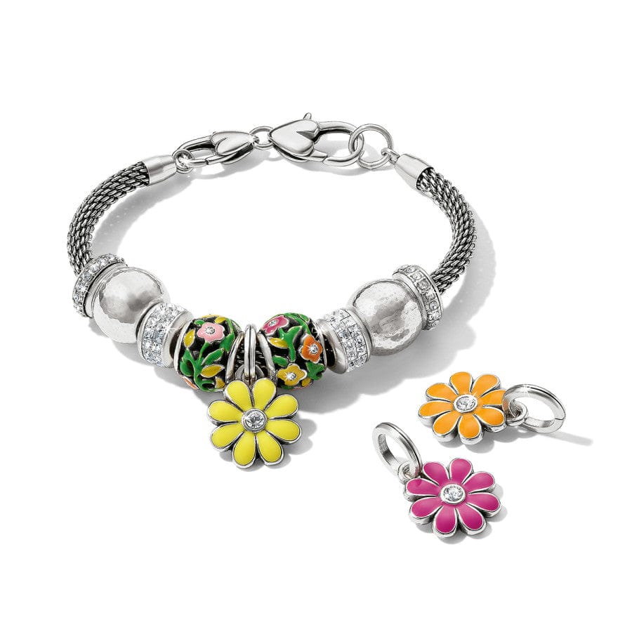 Daisy Charm silver-magenta 7