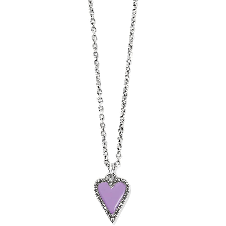 Dazzling Love Petite Necklace silver-lilac 14