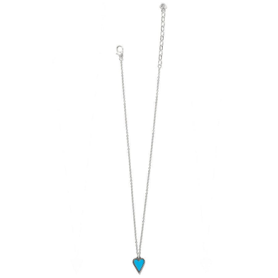 Dazzling Love Petite Necklace silver-teal 19