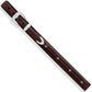 Brighton brown leather belt with silver-tone buckle and diamond-shaped stud accents along the strap on a white background