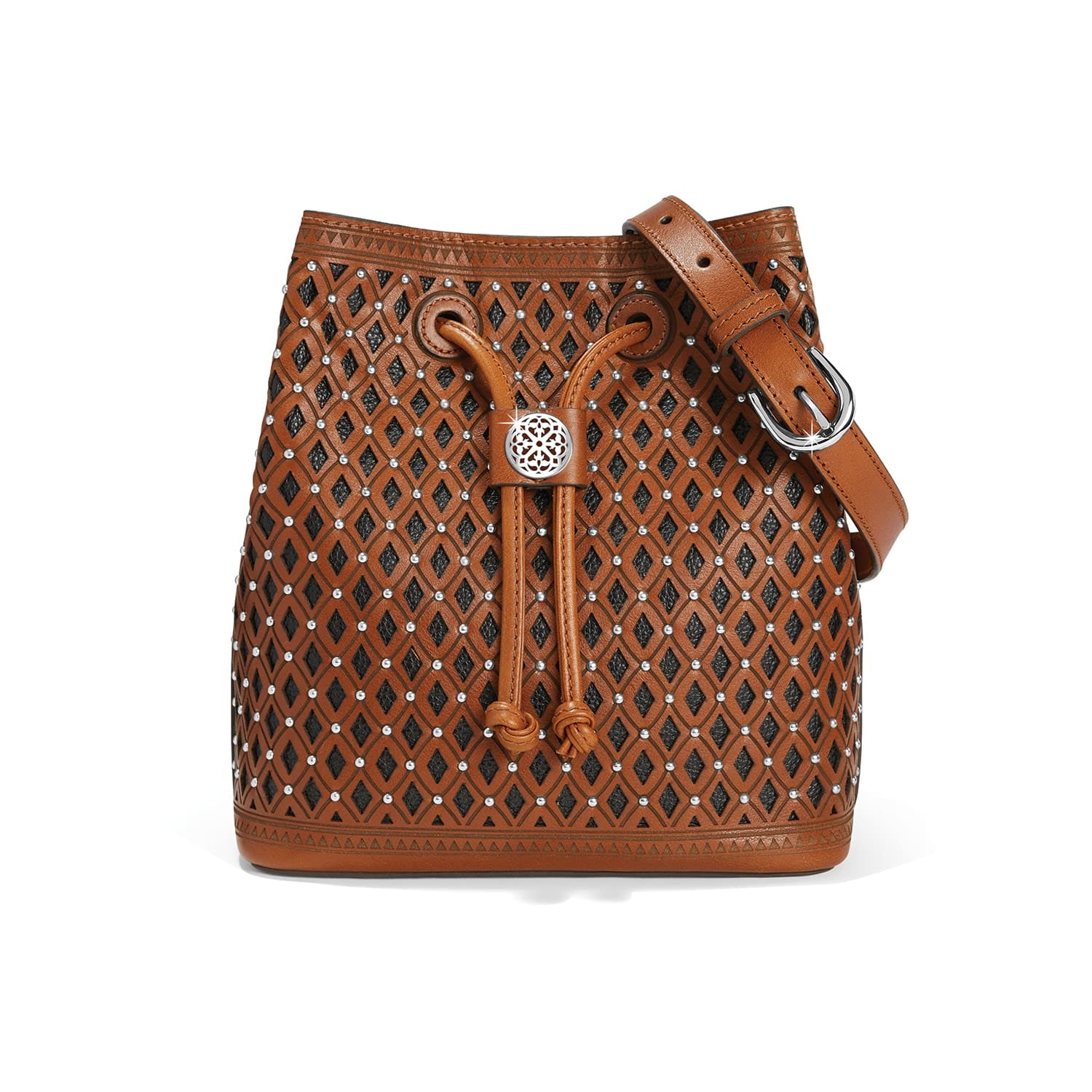 Diamante Bucket Bag russet 5