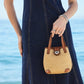 Elena Straw Small Tote