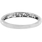 Brighton bangle bracelet with polished silver-tone finish and openwork scroll detailing along inner edge on a white background