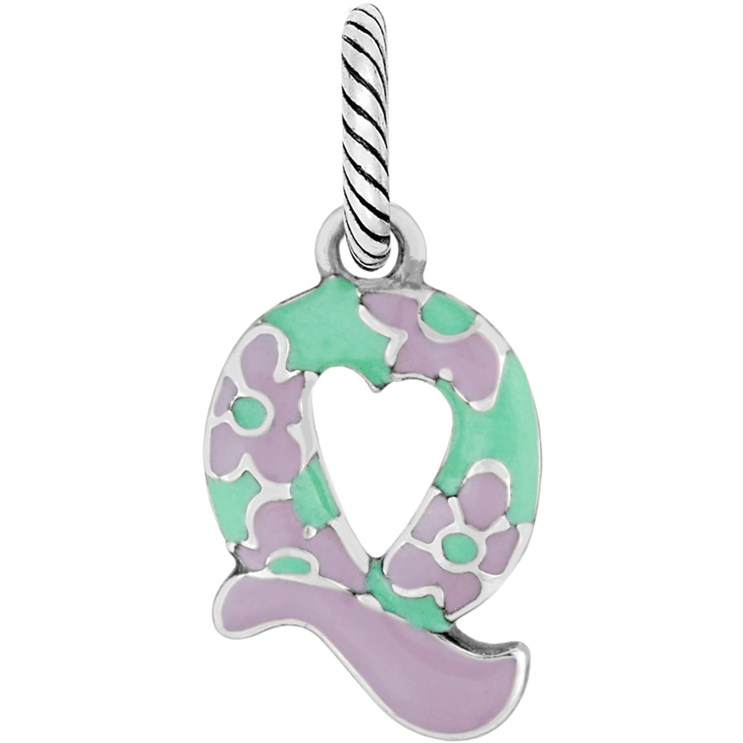 Enamel Alphabet Charm multi 4