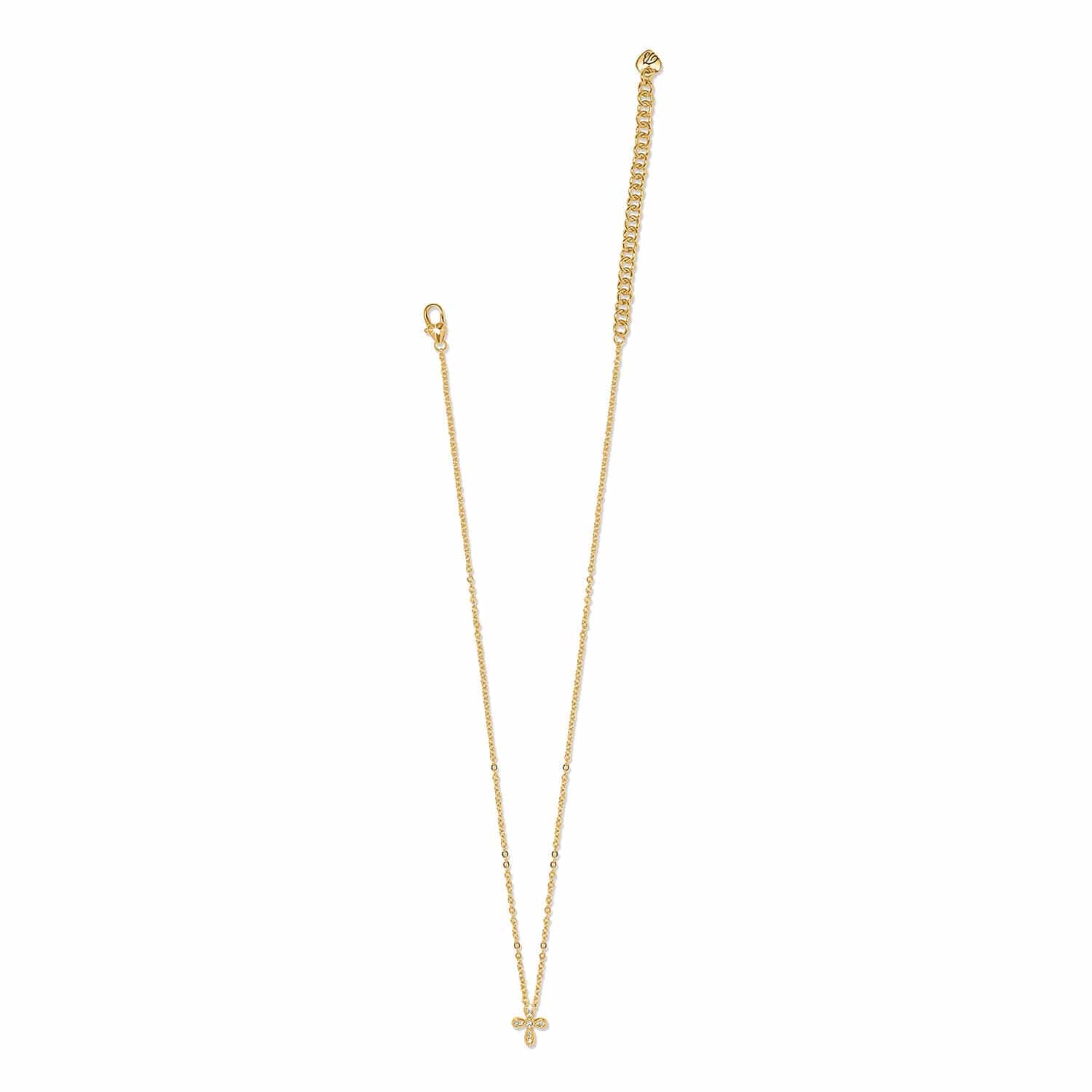 Enchanting Cross Necklace gold 4