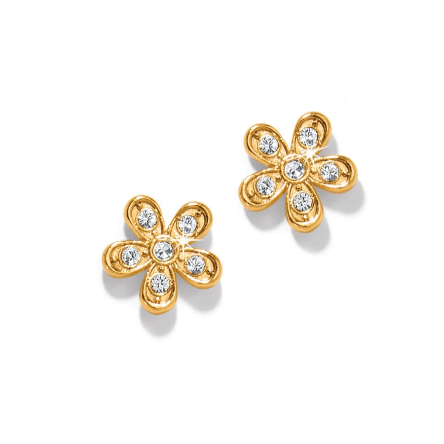 Enchanting Flower Post Earrings gold 1
