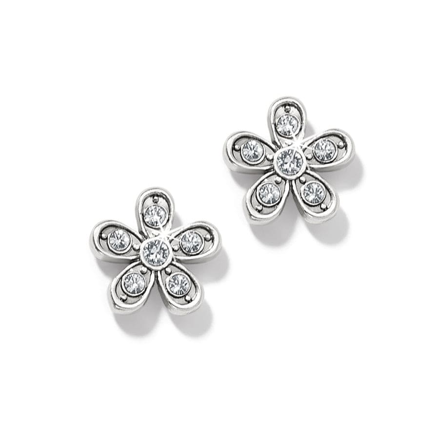 Enchanting Flower Post Earrings silver 2