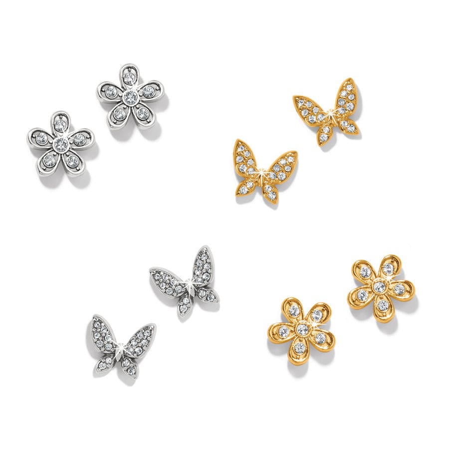 Enchanting Flower Post Earrings silver 3