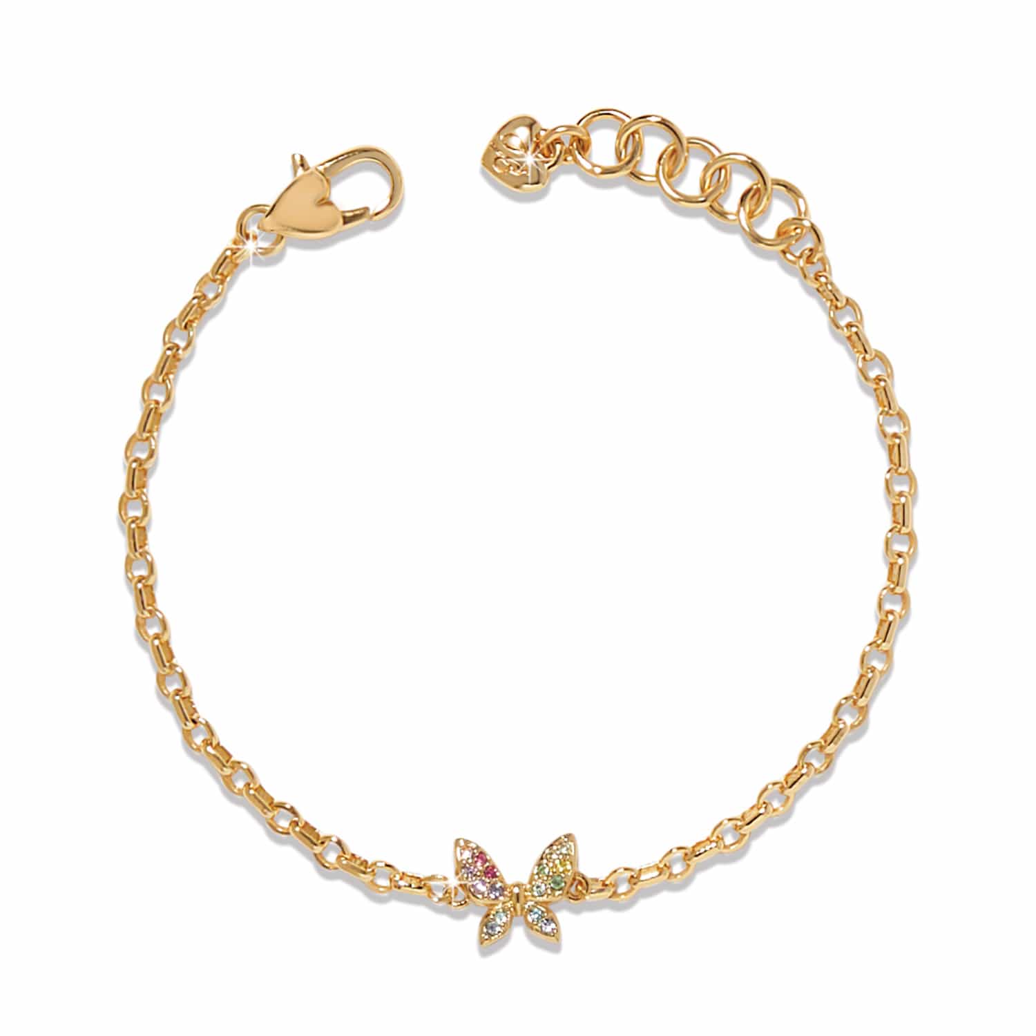 Enchanting Gem Butterfly Bracelet gold-multi 1