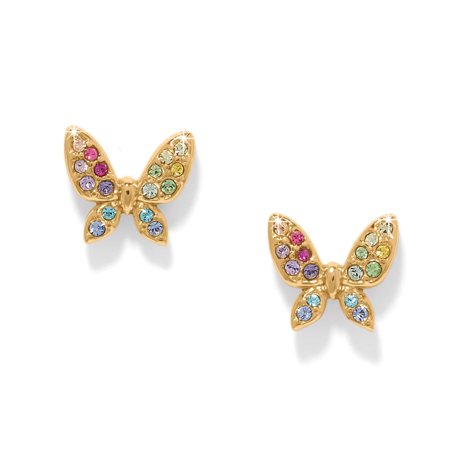 Enchanting Gem Butterfly Earrings gold-multi 1