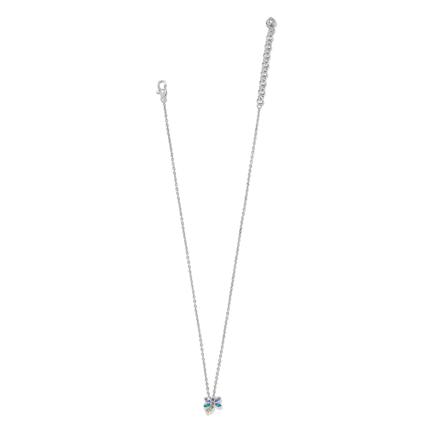 Enchanting Gem Dragonfly Necklace silver 3