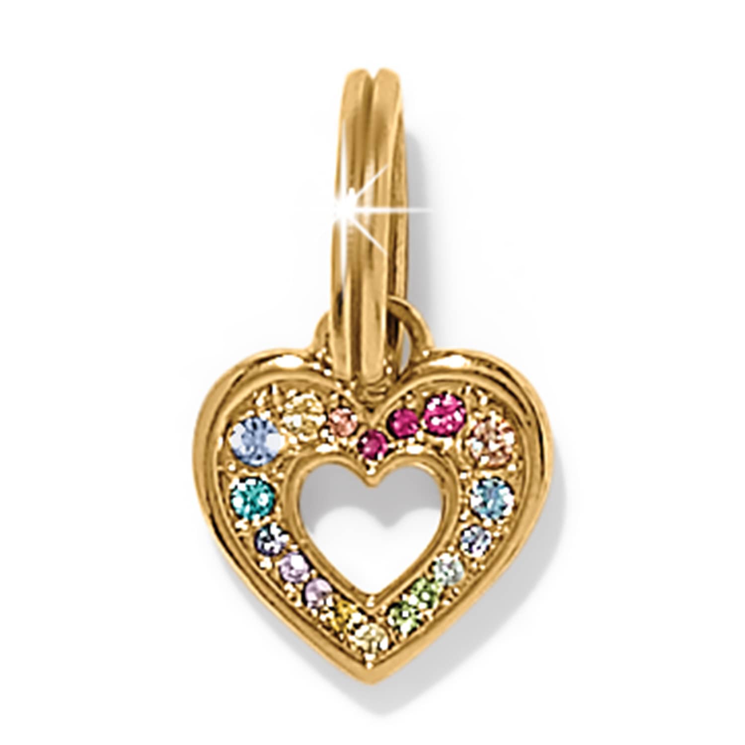 Enchanting Gem Heart Charm gold-multi 1