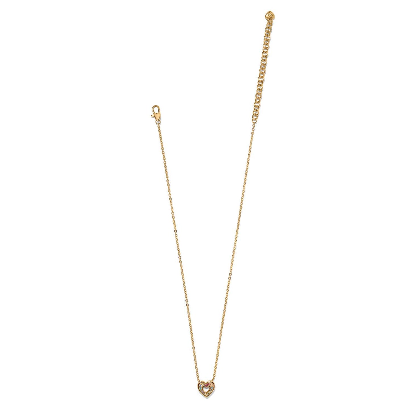 Enchanting Gem Heart Necklace