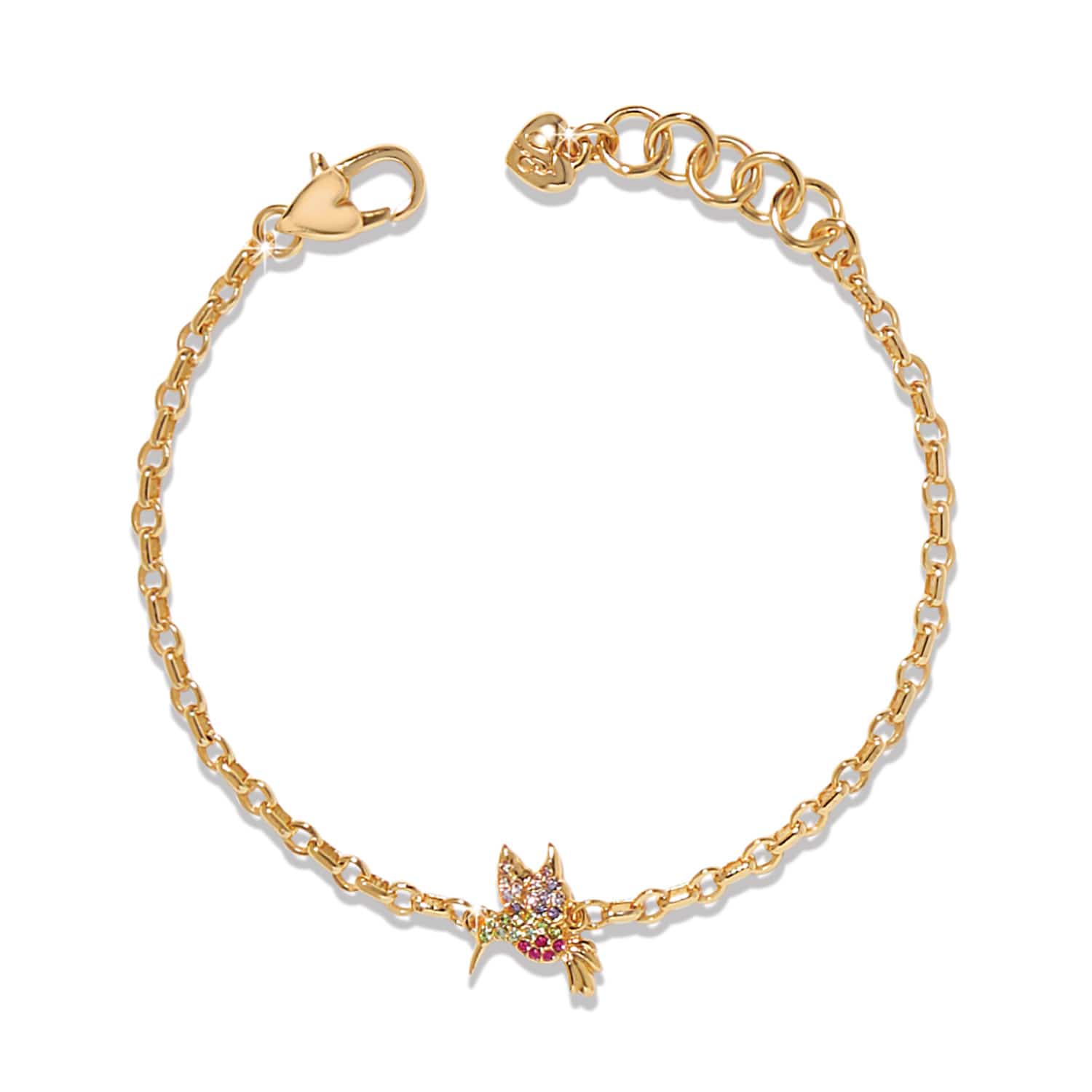Enchanting Gem Hummingbird Bracelet gold-multi 1