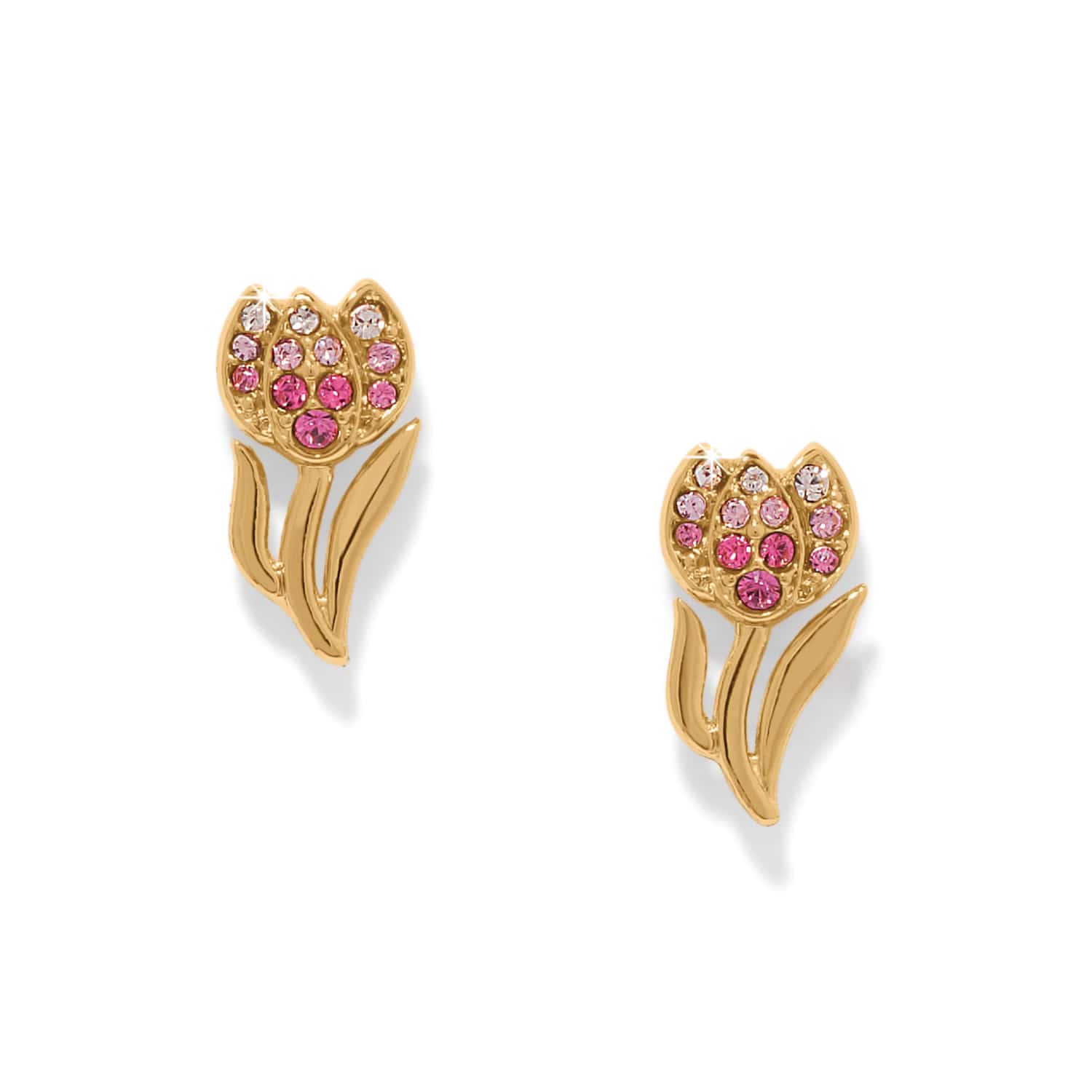 Enchanting Gem Tulip Earrings gold-multi 1