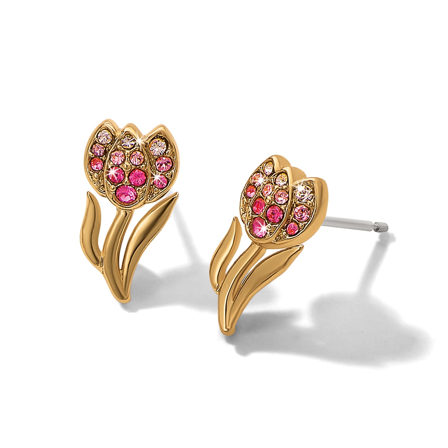 Enchanting Gem Tulip Earrings gold-multi 2