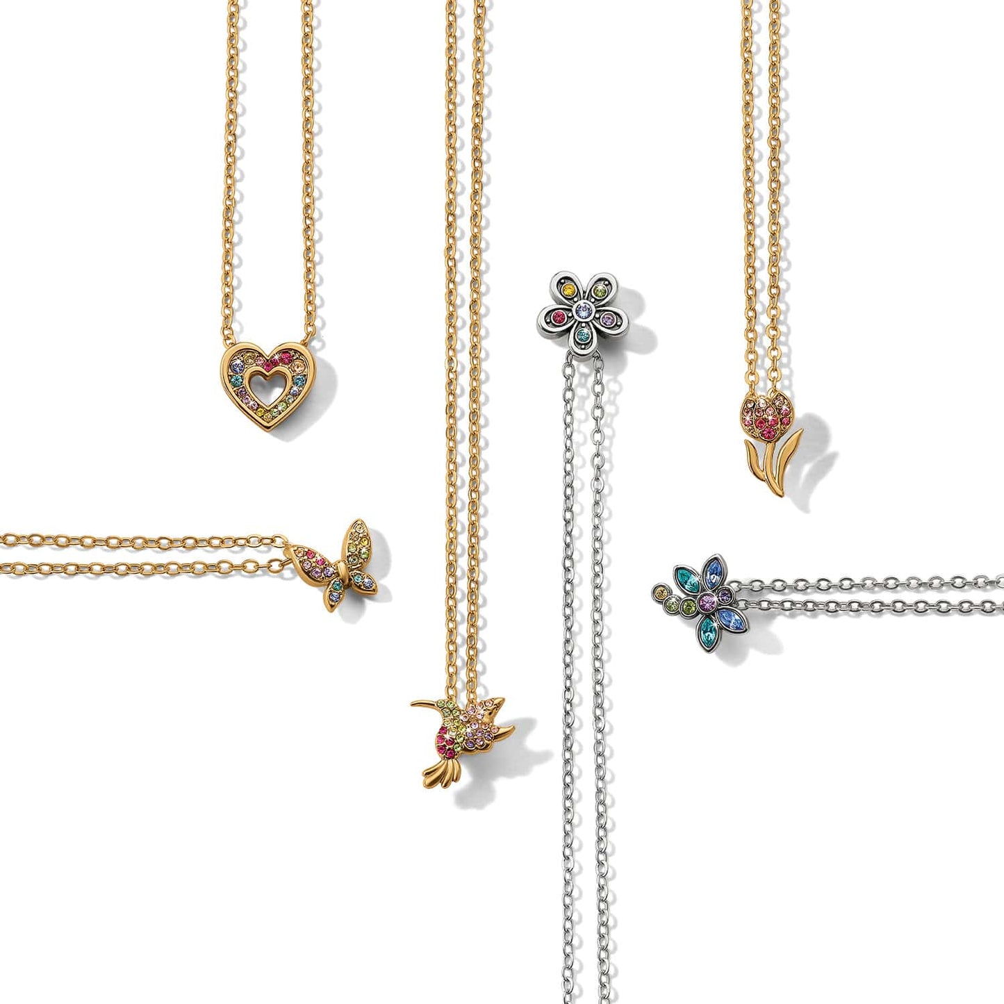 Enchanting Gem Tulip Necklace