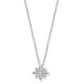 Brighton pendant necklace with silver-plated star pendant featuring crystal accents on a white background