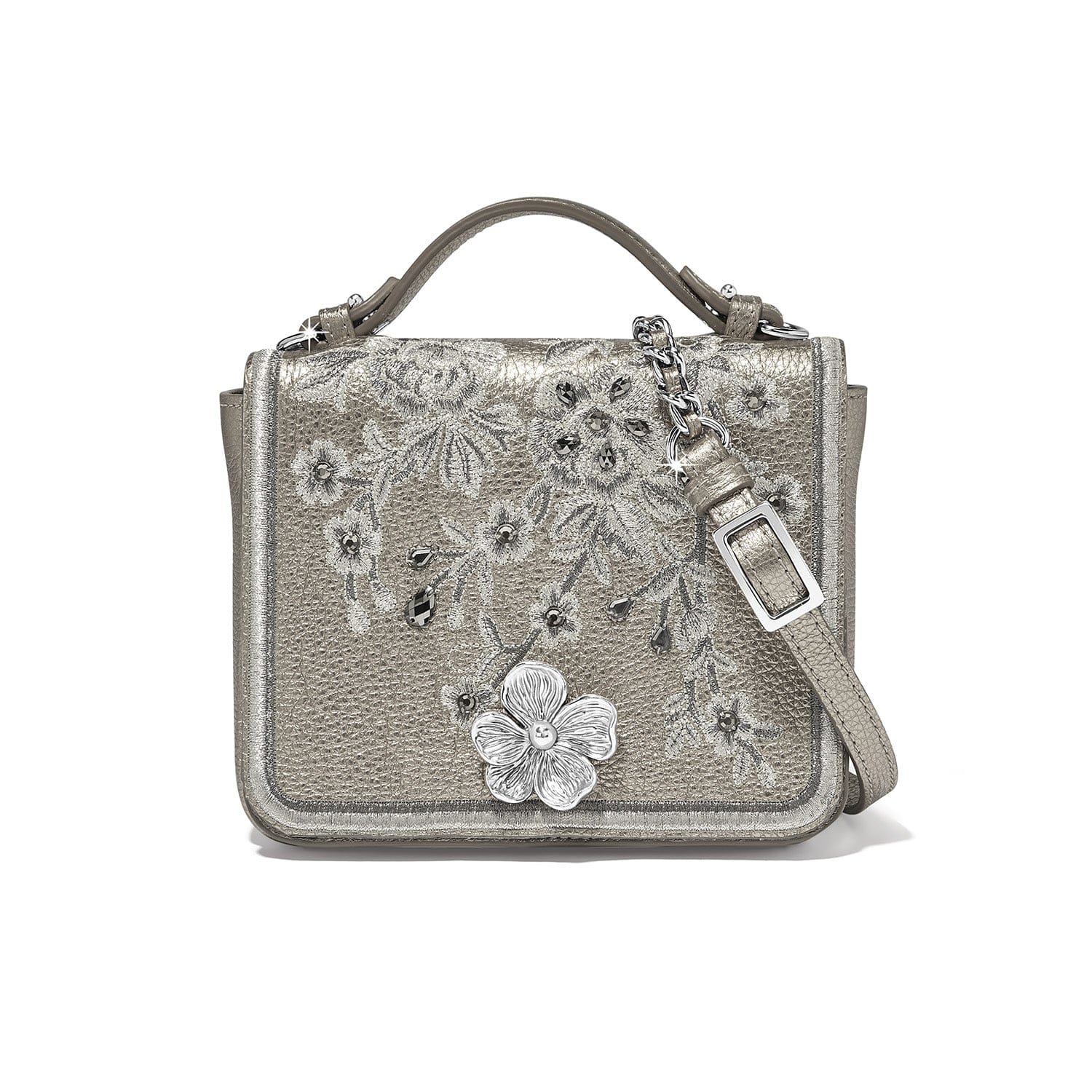 Essie Flap Bag titanium 1