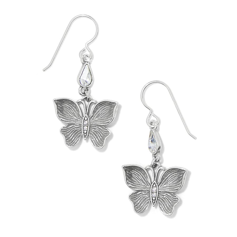 Everbloom Flutter French Wire Earrings silver 1