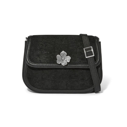 Everbloom Noir Arlo Flap Cross Body Bag